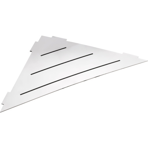 Kriss brusehylde, poleret rustfrit stål