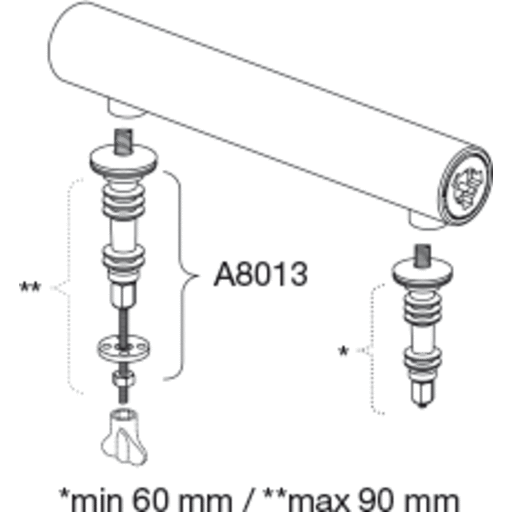 FAST BRAKETT, SORT Backuptype - VVS