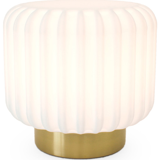 Atelier Pierre Dentelles uppladningsbar golvlampa, H29 cm, gull