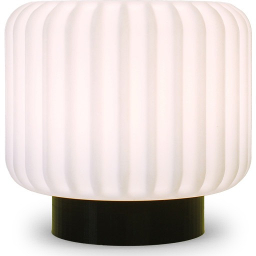 Atelier Pierre Dentelles uppladningsbar bordslampa, H15 cm, svart