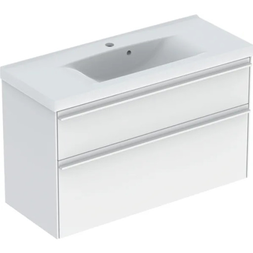 Ifö Sense møbelpak.90cm,Spira H:59,5cm B:90cm D:36,6cm lige greb inkl.Vandlås og 2 skuffer