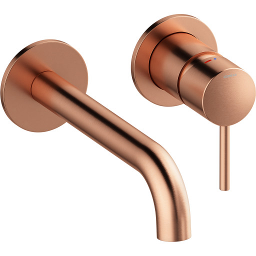 Damixa Osier håndvaskarmatur, børstet kobber billede