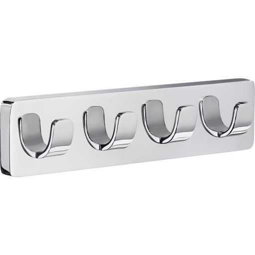 Smedbo Ice knagerække, krom billede