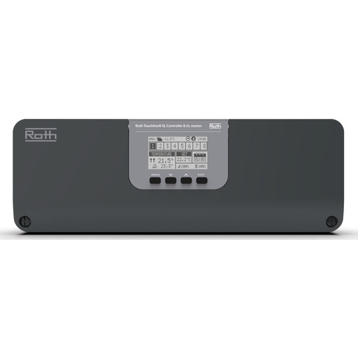 Roth Touchline SL gulvvarme styring, trådløs, 8 udgange billede