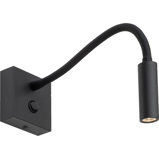 Antidark Flex v&auml;gglampa, svart