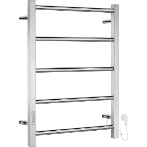 Smedbo Dry FK705 håndklædetørrer, el, 50x68,9 cm, poleret rustfrit stål billede