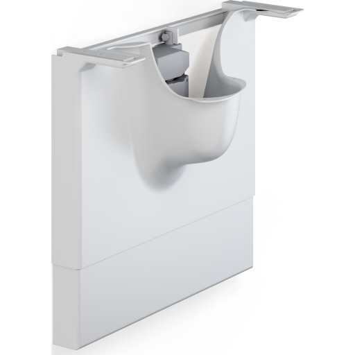 Pressalit Care Matrix tvättställshängare, elektrisk, höger, vit