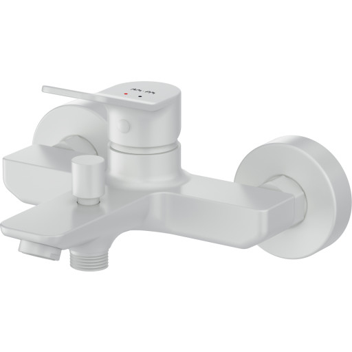 AM.PM X-Joy Single-lever bath and shower mixer, white