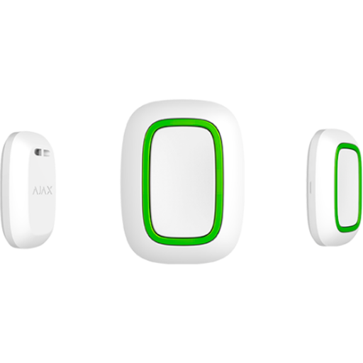 Ajax Button, Trådløs, Alarm, Hvid, 868.0 - 868.6 MHz, 1 stk, 35 mm
