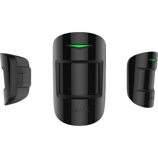 Ajax bevægelses- og glasbrudsalarm, sort billede