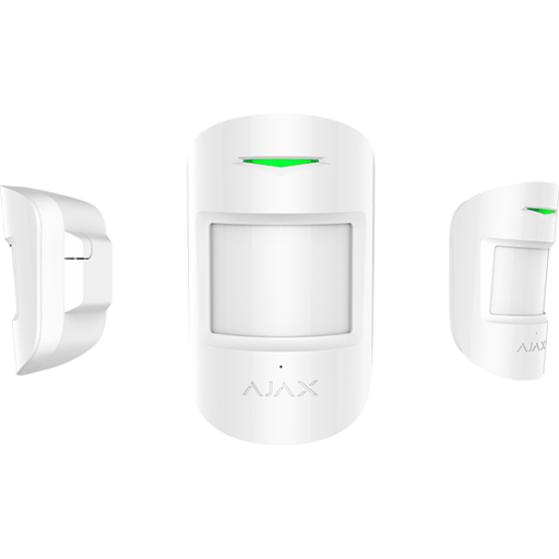 Ajax bevægelses- og glasbrudsalarm, hvid billede
