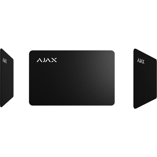 Ajax nøglekort, sort