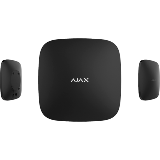 Ajax Hub 2 Plus kontrolpanel, sort