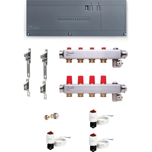 Danfoss Icon2 gulvvarmestyring, trådløs, 3 kredse