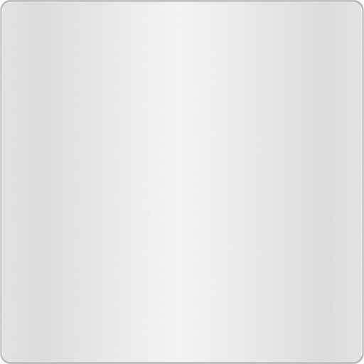 Loevschall Refine spejl med ramme, brstet aluminium, 80 x 80 cm