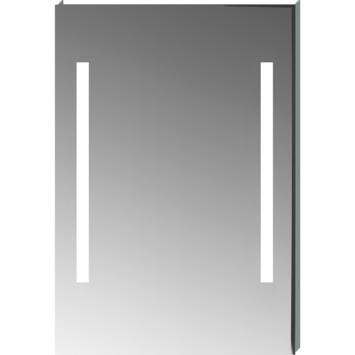 Spejl Clear 600xX810 firkant m/LED lys