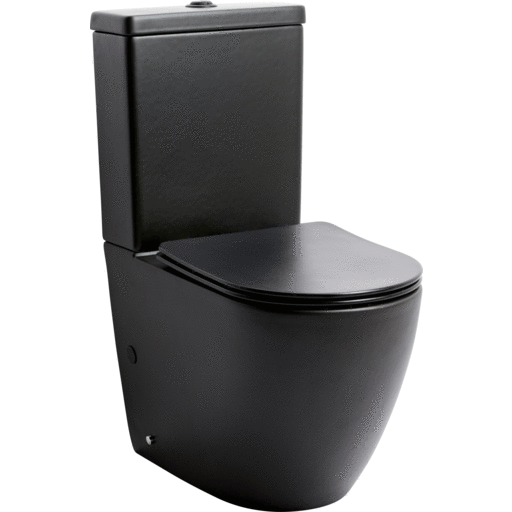 Lavabo Studio toalett, back-to-wall, matt svart