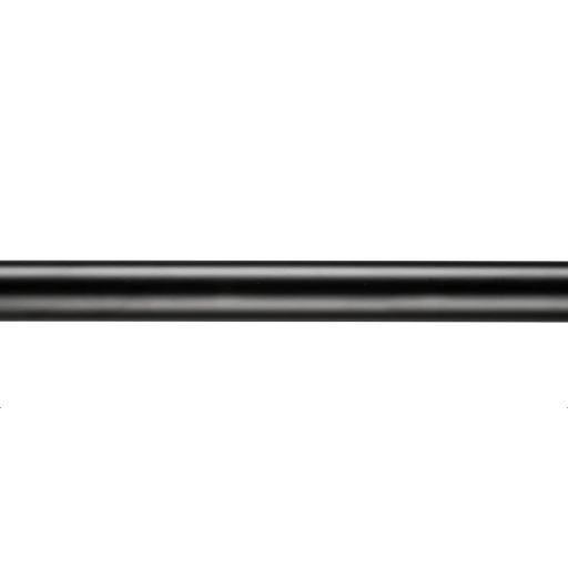 Hefe badeforhængsstang, sort