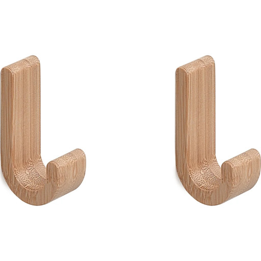 Hefe Himalaya håndklædekrog, 2 stk., bambus billede