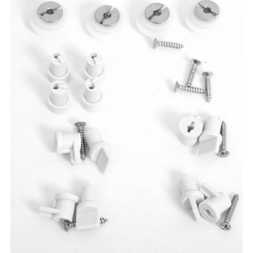 Contura Shower Next hjulsæt til brusekabine, 4-pak