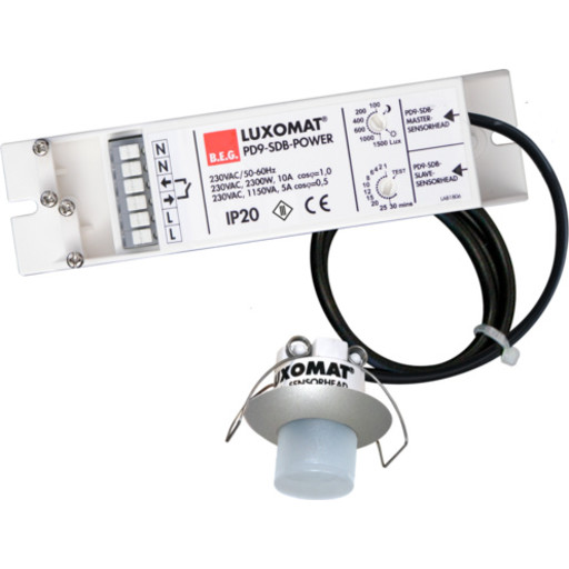Tilstedeværelsessensor PD9-M-1C-SDB-IP65-GH-i, sølv, 3,5m