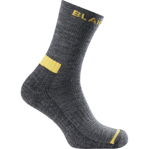 Blåkläder ullsokk 22001, sort/grå, størrelse 43-45