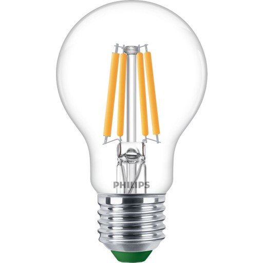 10 stk Master Ultra Efficient Standard 2,3W 830 485 lm E27, klar, glass