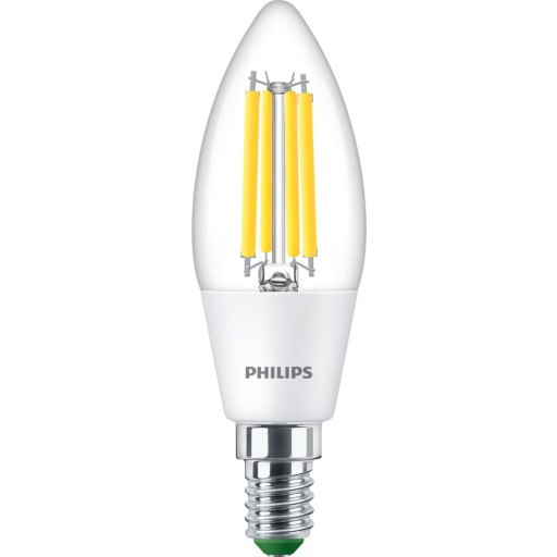Billede af 10 stk Master Ultra Efficient LED Kerte 2,3W 840 485 lm E14, klar
