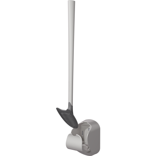 Sanimaid Paris toiletbørste væghængt. Hygiejnisk og antibakteriel. Hvid, 1 stk