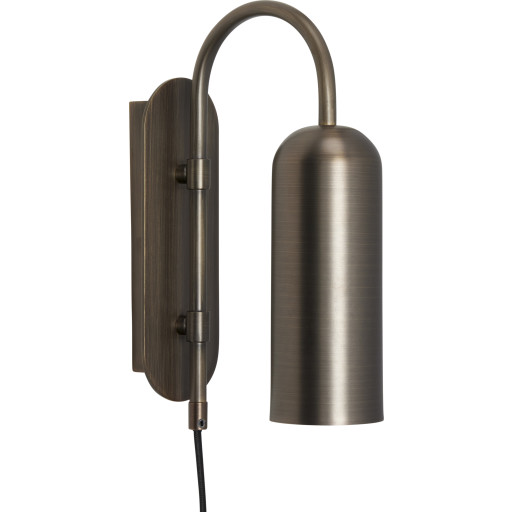 4 stk Hübsch Zenith væglampe, bruneret messing