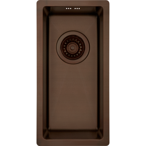 Lavabo Kubus 180 Soft diskho, 22x44 cm, brännförgylld mässing