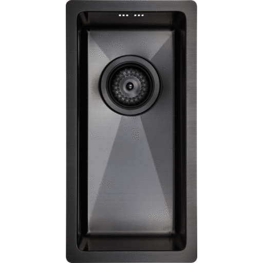 Lavabo Kubus 180 Soft diskho, 22x44 cm, svart