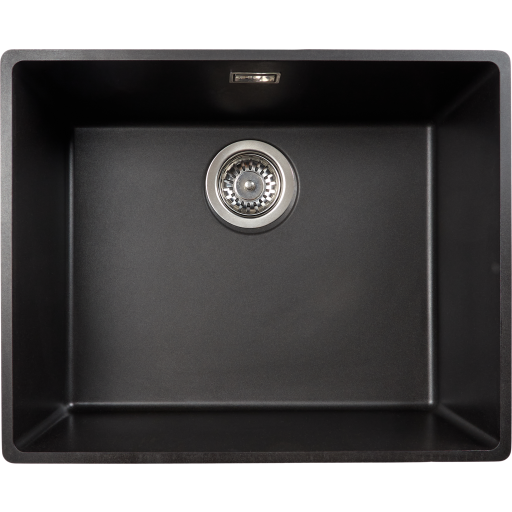 Secher Aalborg 500 diskbänk, 52,5x42,5 cm, svart