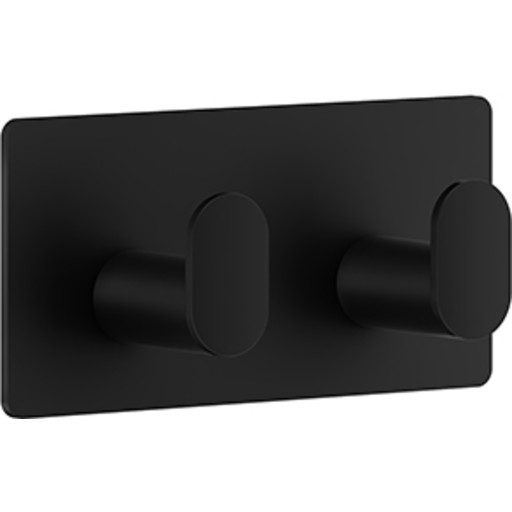 Beslagsboden Cube håndklædekrog, mat sort