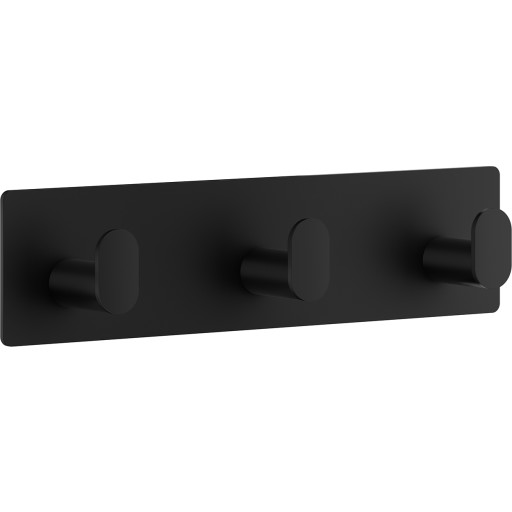 Beslagsboden Cube klädhängare, matt svart