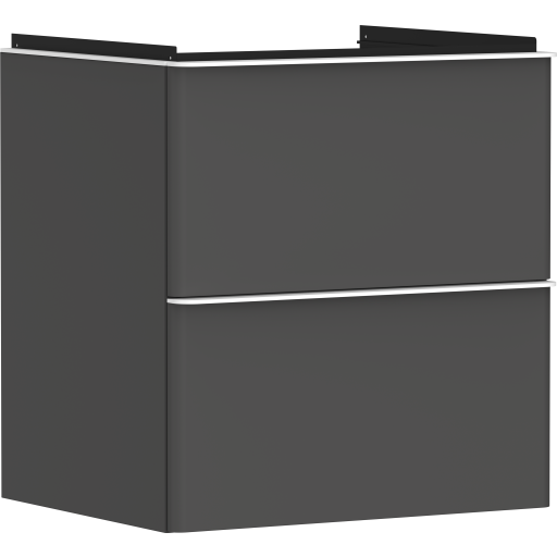 Hansgrohe Xelu Q underskab, 58x49,5 cm, mat grå