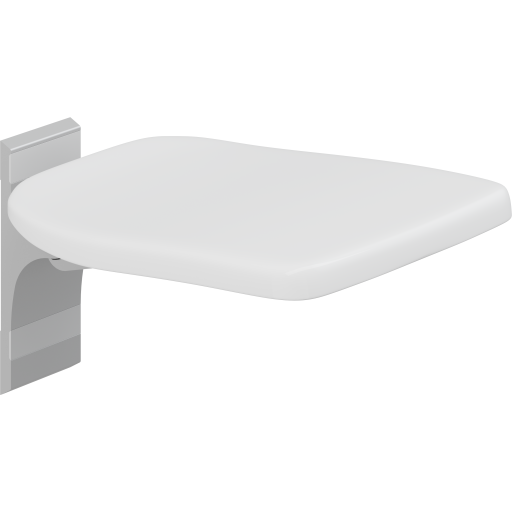 Pressalit Care PLUS klapsæde fastmonteret, hvid