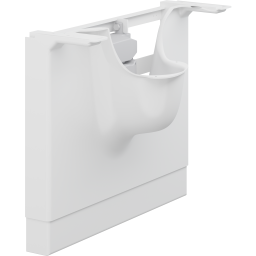 Pressalit Care Matrix tvättställshängare, elektrisk, vänster, vit