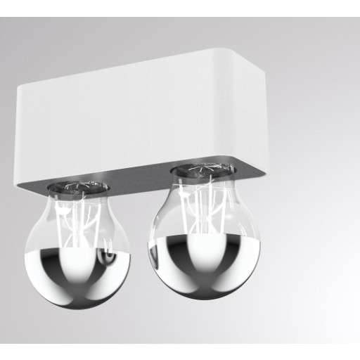 Billede af Tupaq SD Væg/loftlampe hvid/sort E27 max 7W LED