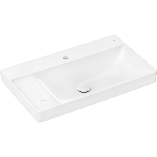 Hansgrohe Xelu Q håndvask, 80x48 cm, venstre, hvid billede