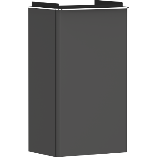 Hansgrohe Xelu Q underskab, 34x26,5 cm, venstre, mat grå