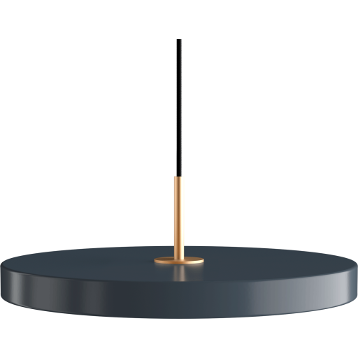 Umage Asteria pendellampa, grå, Ø43 cm