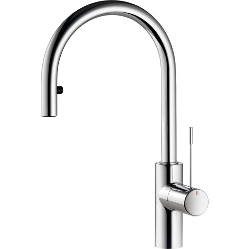 KWC Ono köksblandare, utdragbar pip, krom