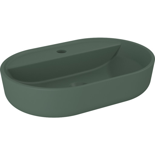 Cosmic Wish håndvask, 62x41 cm, mat grøn