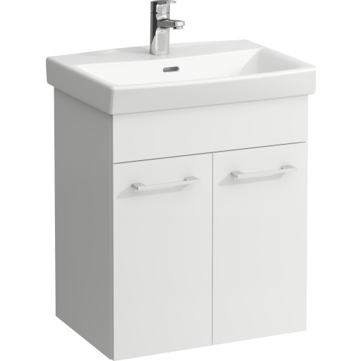 LAUFEN PRO N møbelpakke 560x420x674mm 2 låger mat hvid