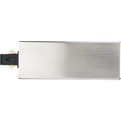 SG Zip 1F endetilslutning, børstet stål