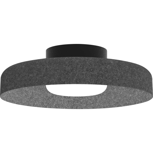 Sven SD Vägg-/taklampa antracit/svart 12W LED Ø280 mm, 2700K/3000K