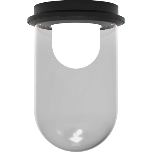 Billede af Pille Single L SD Væg/loftlampe røgfarvet glas 14W Dali driver