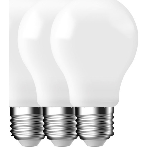 E27 standard lyspære, 6,8 W, 4000K, 3-pak