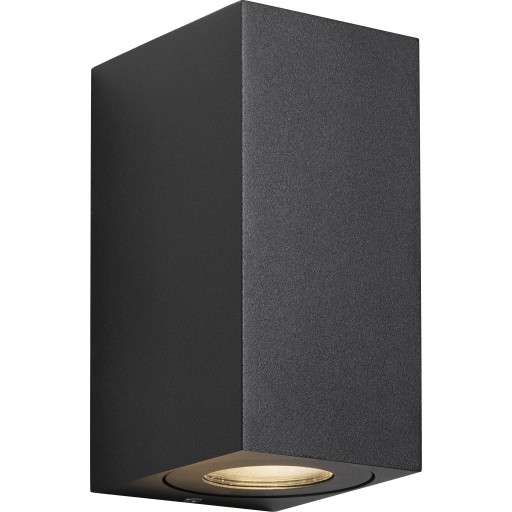 Nordlux Canto Maxi Kubi 2 utomhus vägglampa, svart